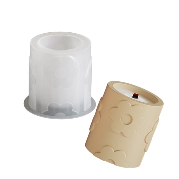 Necvior Multifuntional Craft Mold Storage Bowl Moulds Flower Pattern Vase Molds