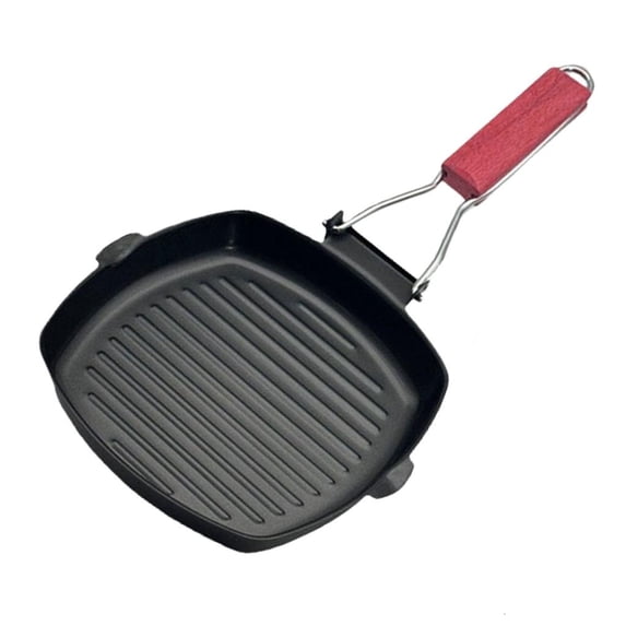 Necvior Multifuntional Nonstick Grilling Pan Cooking Utensils Kitchen Steak Pans for Efficient Cooking of Steak and Bacons