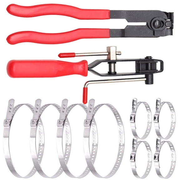 Necvior Multipurpose Crimping Tool Kits Drive Shafts CV Boot Clamps Professional Ear Boot Tie Pliers for Most Car Vehicles