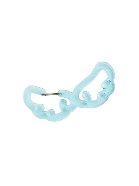 Multipurpose Keyring Hook Wing/Star Shape Carabiners Hook Clips Camping Accessories Buckle Acrylic Buckle Keychain