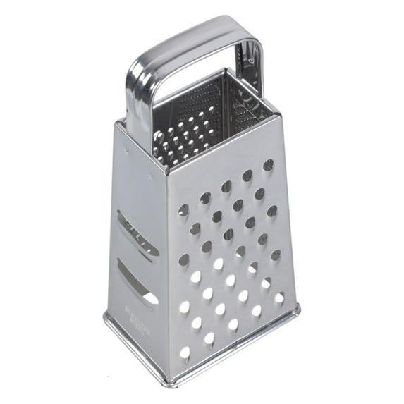 Necvior Multipurpose4 Side Nonrust Steel Grater Flat Handle Convenient Design For Shredding Slicing Grating Vegetables
