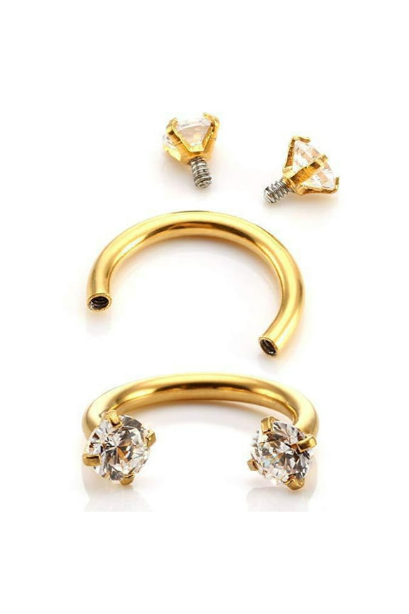 NEW Piercing Septo Nose Lip Ear Septum Cartilage Captive Hoop Ring Jewelry Pendientes Tragus Mujer Nose Piercing Jewelry