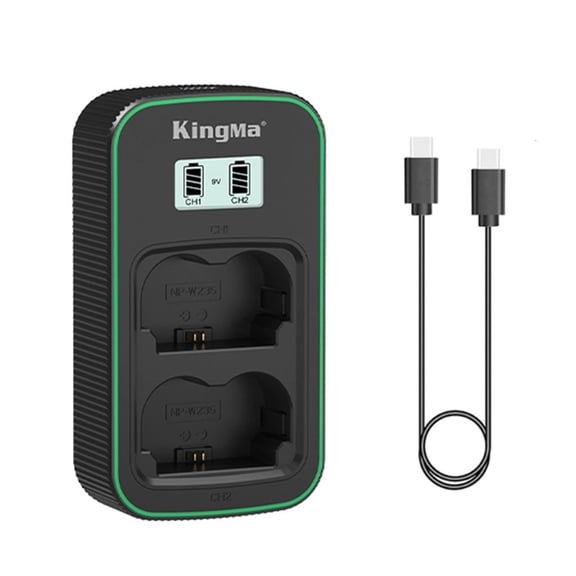 Necvior NPW235 Battery Charger for XT5XT4 Battery Double Slot LCD Display Power Supply