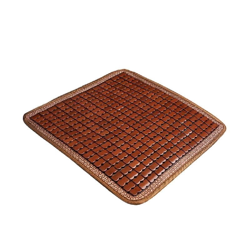 Necvior Natural Bamboos Seats Cover Bamboos Cooling Pad Mats for Summer Breathable Seats Cushions for Home Office Car Chair