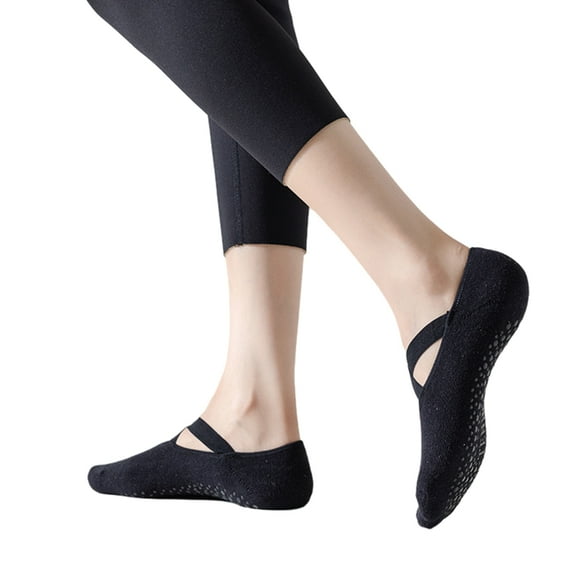 Necvior Non Slip Pilates Socks with Grips Anti Skid Athletic Socks Grip Socks for Womens