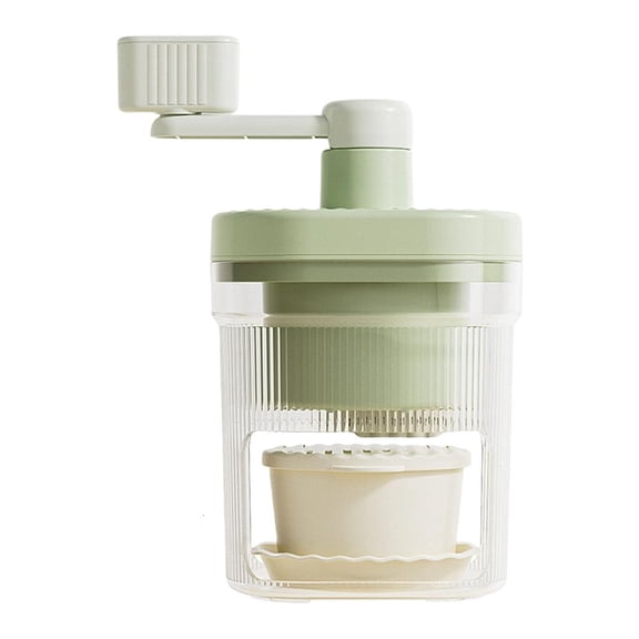 Necvior Nonrust Steel Ice Shavers Hand Cranks Crusher Machine for Slushies Preparation