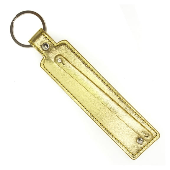 Necvior PU Round Keychain Bright Colorful PU Keychain Waist Wallet