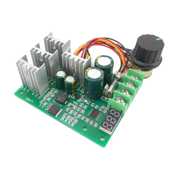Necvior PWM Motor Speed Controller for Controlling Brush Motors PWM Motor Governor Controller Brush Motor Controller