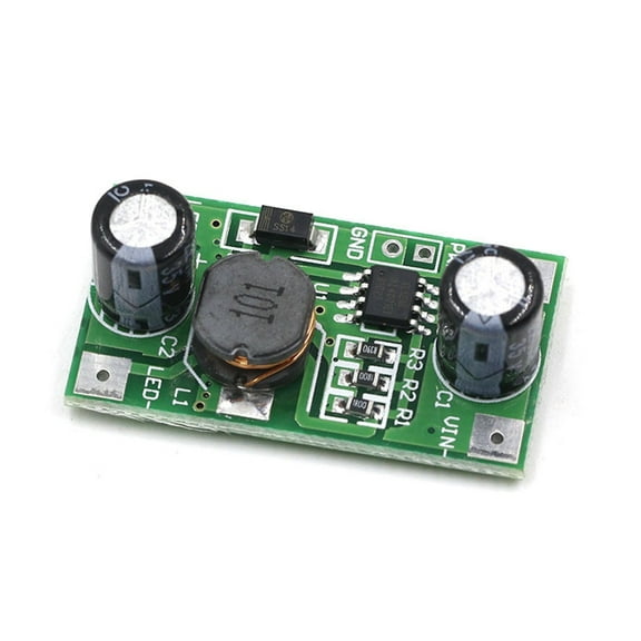 Necvior Pack Of 5 Small LED Power Module 2w 3W Output LED Driver Boards With PWM Dimming Energy Conservation Features