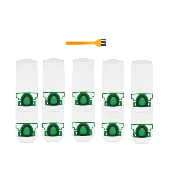 Necvior Pack of 10 Replacement Dust Bags for Vorwerk Kobold VB100 FP100 Vacuum Cleaner