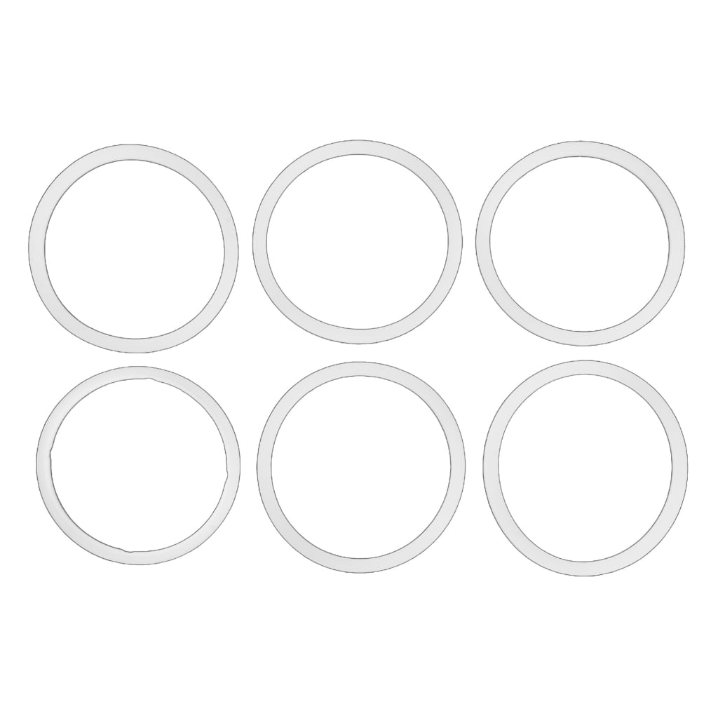 Necvior Pack of 6 Cup Lid Sealing Rings Replacements Practical Silicone ...