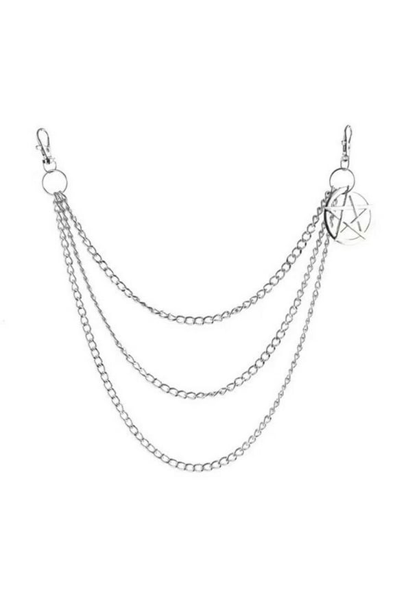 Pant Chain Punk Waist Chain Hip-Hop Chain Punk Skirt Belt Punk Jeans Chains Hip Hop Layered Belly Body Chains