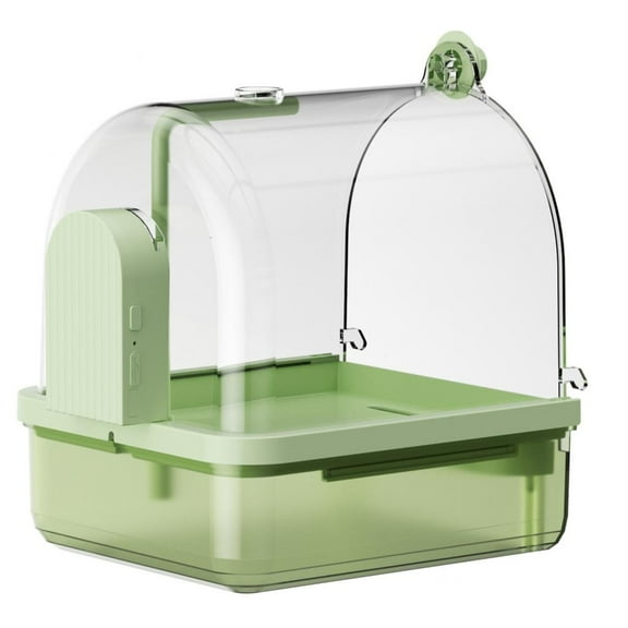 Necvior Parrots Shower Bathtubs High Volumes Indoor Automatic Bird Bath Shower Tub