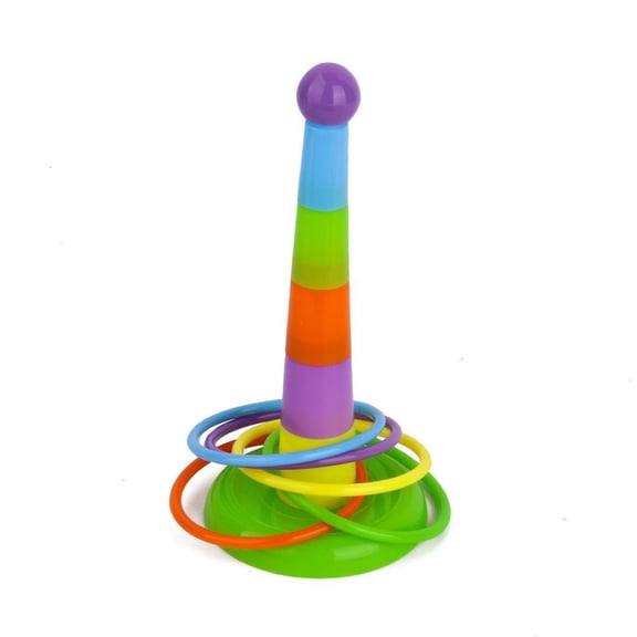Necvior Parrots Toy Mini Desktop Rings Game Toy Training for Parakeets Cockatiel Conure