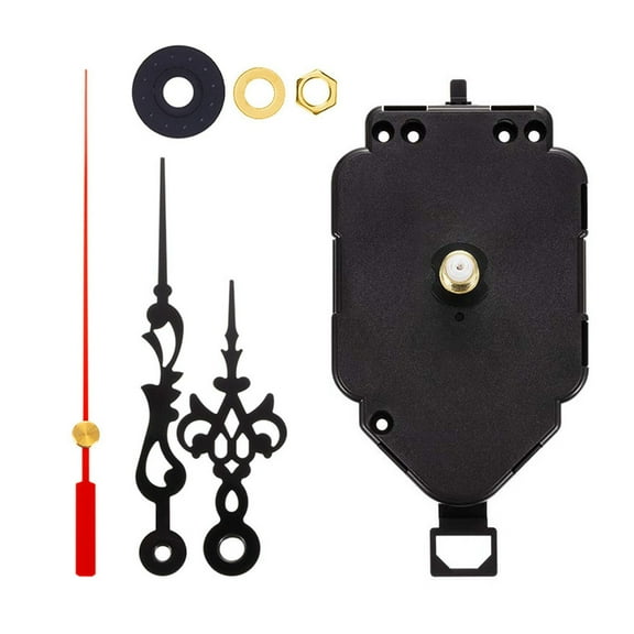 Necvior Pendulum Clock Motor Set Wall Clock Movement Replacement Mechanism with Multiple Hand Designs Delicate Craftsmanships