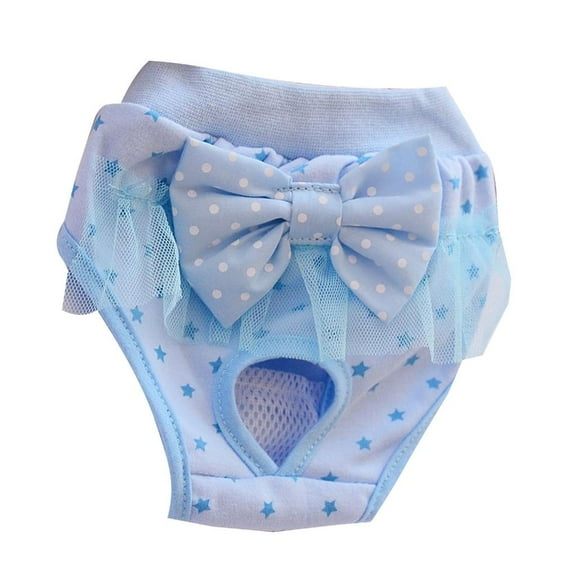 Necvior Pet Dog Diaper Dog Sanitary Panties Female Pet Dog Kitten Soft Diapers Underwear