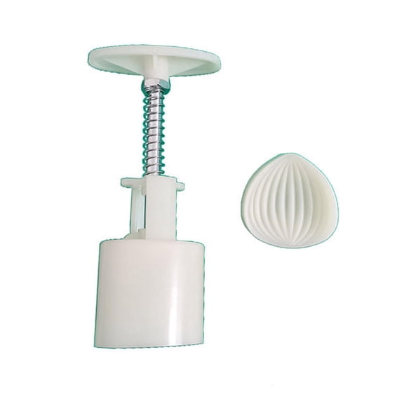 Necvior Plastic Mooncake Molds Hand Press Mooncake Stamps Mooncake Cutter Pastry Gadgets