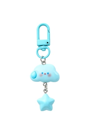 Playful Cloud Keychain for a Whimsical Twist Soft and Durable Key Rings Ornament Hilarious Cloud Key Chain Accessories