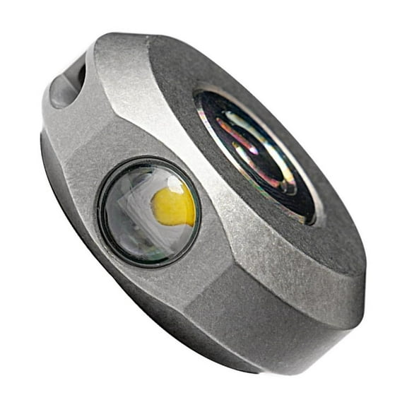 Necvior Pocket Sized Flashlight Survival Tool Light High Strength Titaniums Light for Campers