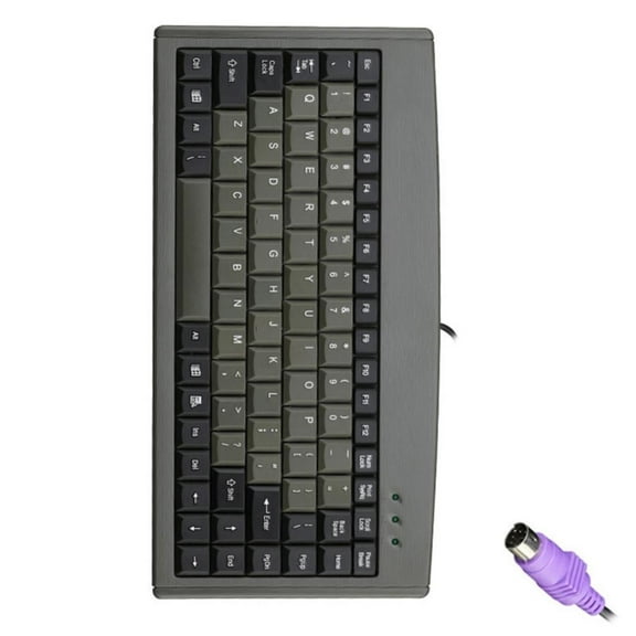 Necvior Portable 88Key USB Ergonomic Keyboards with Water Resistant and Low Noise Design for Office Use Wire Keyboards