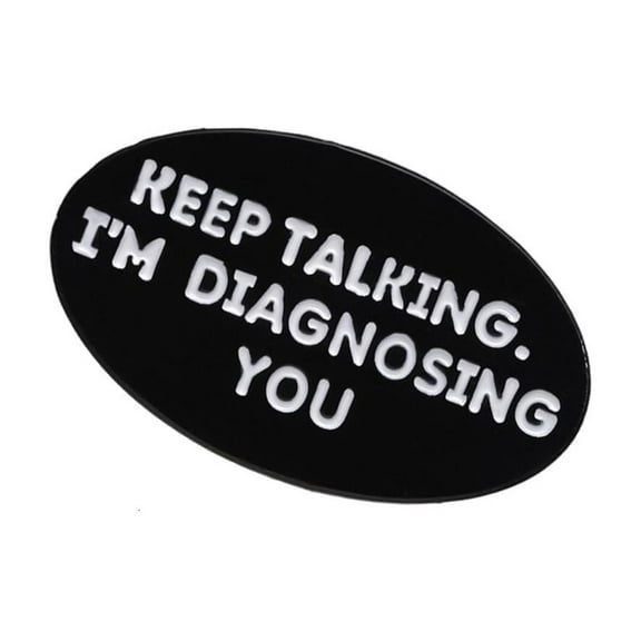 Necvior Fashionable Backpack and Shirt Accessories Elegant Letter Brooch Jewelry Unique Badge For Both Men And Women Accessories