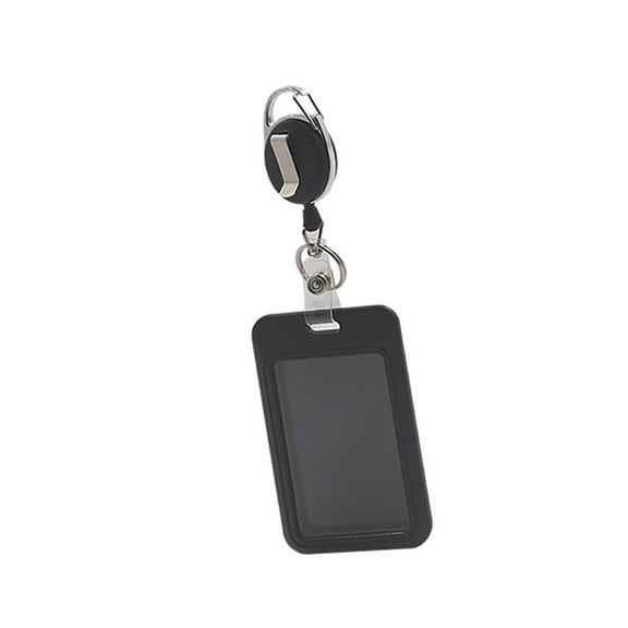 Necvior Portable ID Badge Holder with Easy Slide Card Designs Fashion Accessory