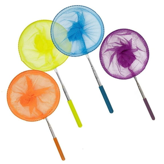 Necvior Portable Telescopic Handle Net Fishing Net Outdoor Insect Catcher Butterfly Net