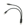 thumbnail image 1 of Necvior Portable USB C Male to 2 USB C Male Y Splitter Cable USB C Extension Splitter, 1 of 16