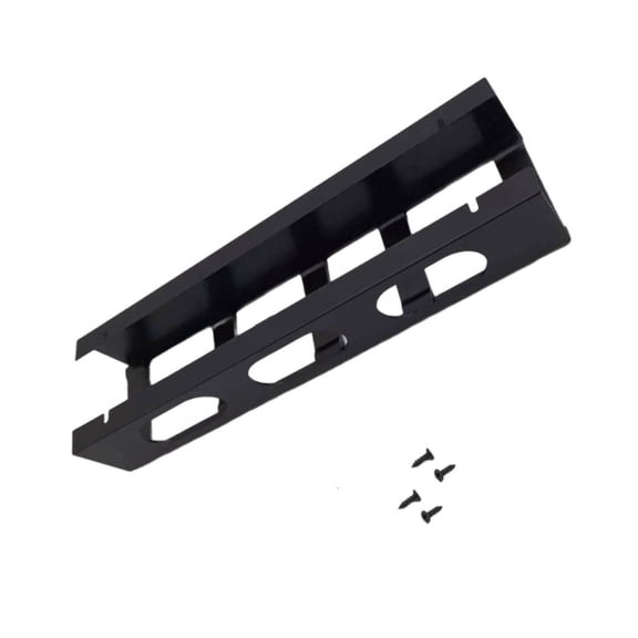 Necvior Practical Plastic Cable Tray Wire Organizer Adjustable Office Cord Storage Rack