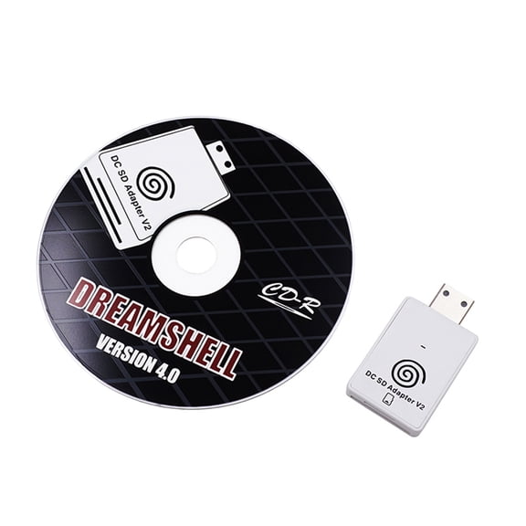 Necvior Practical SD TF Card Reader Adapter with CD for Dreamcast Dreamshell V4.0 Game Machine Accessories