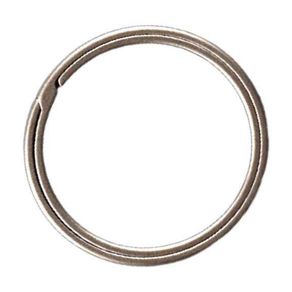 Necvior Practical Titanium Key Rings Metal Keychain Rings Heavy Duty Round Split Rings