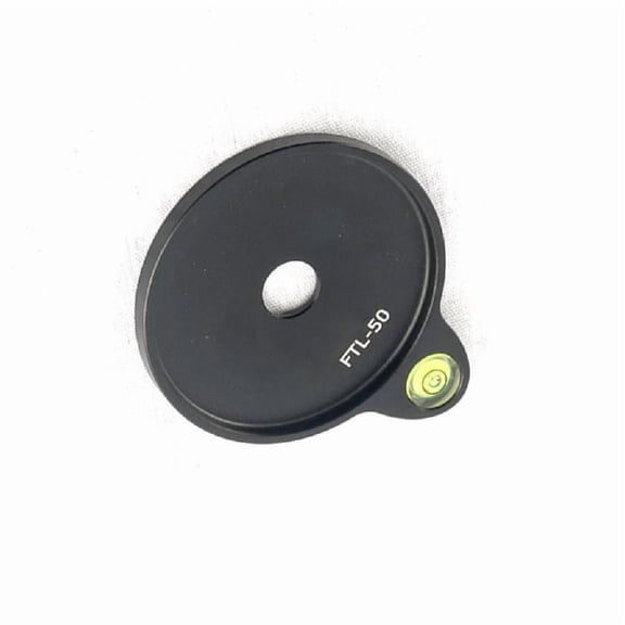 Necvior Precisions Photography Tripod Bubble Leveling Attachment Plate Leveling Mounting Disk Aluminum for Enhances Stability
