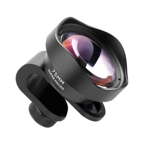 Necvior Professional Phone Camera External Lens Universal 75mm 10X Macro Lens for 90% Cell Phone Macro Photography