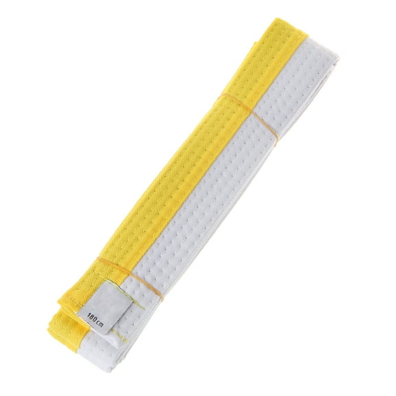 Necvior Professional Taekwondo Belt Karate Judo Double Wrap Martial Arts Stripe Sports Belt 180cm/280cm for Adults Children Kids