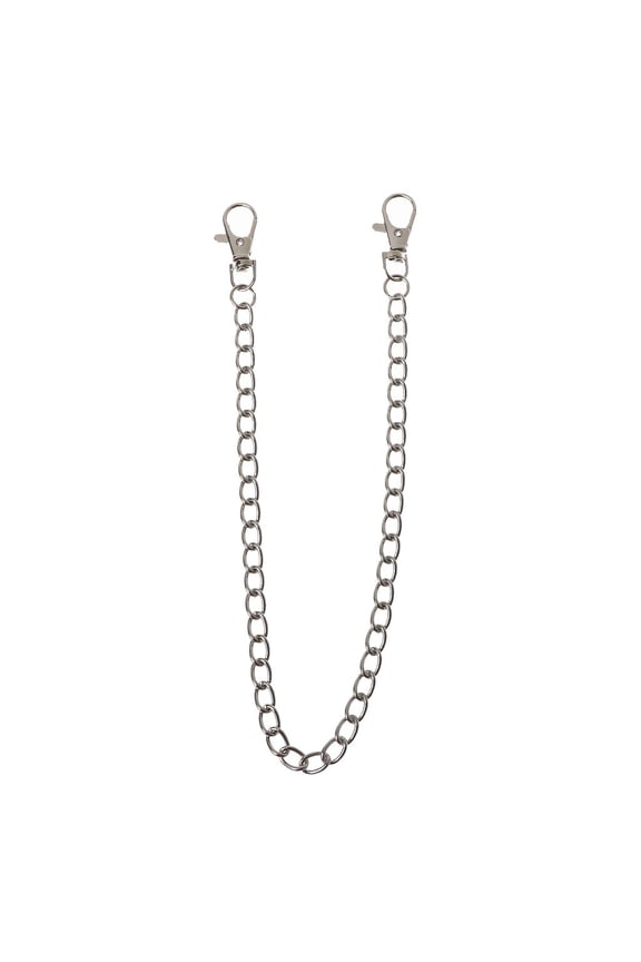 Punk 16" Waist Pants Chain Belt Wallet Chain Hip Hop Pocket Chain for w/ Keyring Waist Chain Anti-lost for Key Chain for