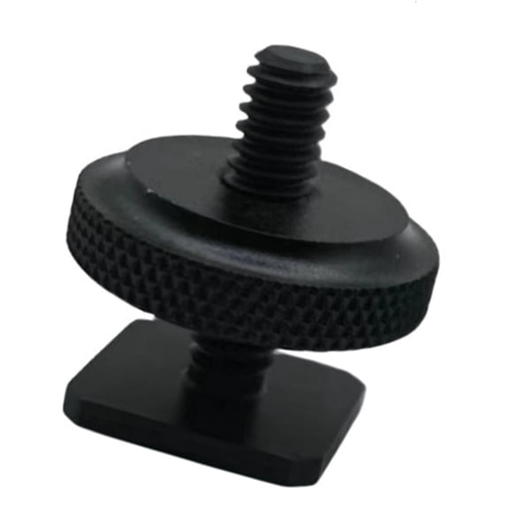 Necvior Quality Metal Hot Shoe Mount for DSLR Cameras 1/4Inch Screw Builts to Last