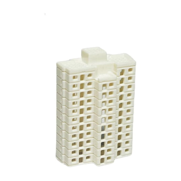 Necvior Quality Plastic Apartment Building Model For Model Railroads DIY Scenerys Craft Project Realistic Residential Design