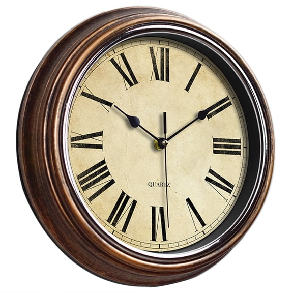 Necvior Quiet Clocks Living Room Decoration Time Reminders Wall Decor Home Wall Clock