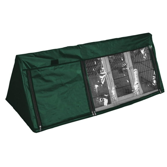 Necvior Rabbit Hutch Cover for Triangle Hutches Pet Cage Covers for Cold Weather