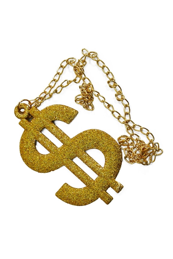 Rapper Chain Costumes Hip Hop Punk Fashion Parties Cosplays Tool Golden Pendant