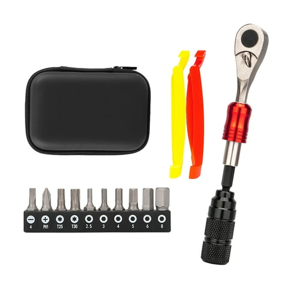 Necvior Ratchet Wrench Tool Portable Screwdriver Bit Socket Set Mechanic Spanners Tool