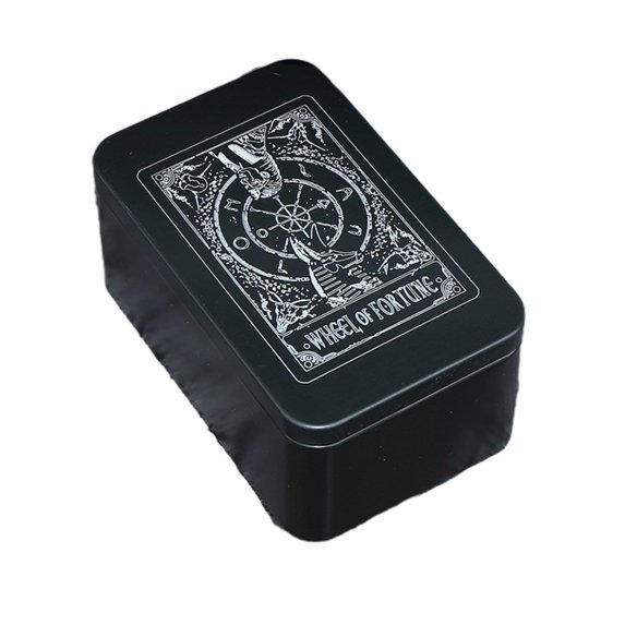 Necvior Rectangle Money Coin Carry Box Small Tarots Organizers Jewelry ...
