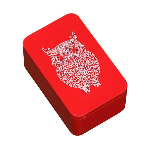 Necvior Rectangle Tarots Box Playings Card Container Jewelry Storage Case Packing Box