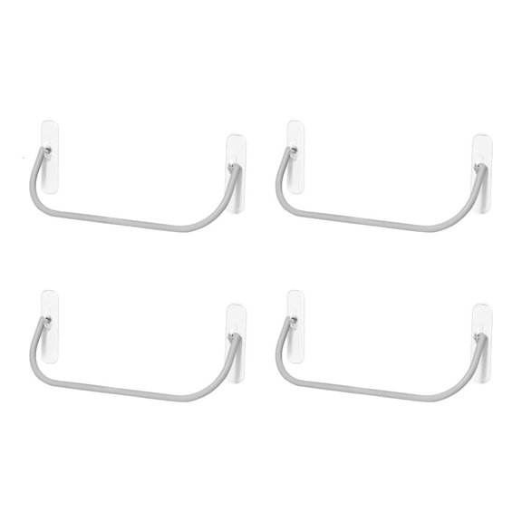 Necvior Removable Bathroom Wall Organizers Without Tool Needed Plastic Shoe Shelf for Small Space Renters Friendly Designs