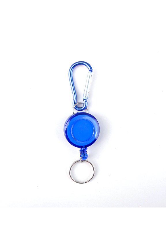 Retractable Keychain with 27.56inch Steel Retractable Cord Outdoor Keychain Tool