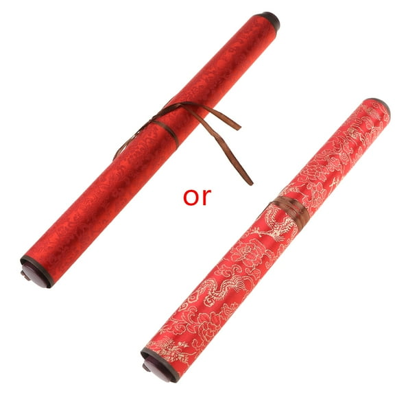 Necvior Rewritable Water Writing Cloth Gridded Brocade Fabric Cloth Scroll Reusable