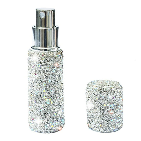 Necvior Rhinestone Perfumes Travel Refillable Perfumes Atomizer Bottle Bling Portable Mini Perfumes Spray Dispensers Container