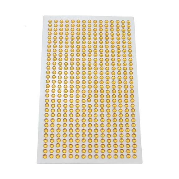 Necvior Rhinestones Stickers Adhesive Gems Stickers Jewels Stickers Glittering Stick on Jewels for Face Makeup Decorations
