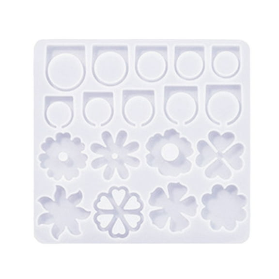 Necvior Rings Jewelry Making Silicone Molds for DIY Crystal Rings Unique Gifts