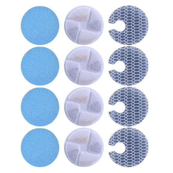 Necvior Round Activated-Carbon Filter for Cat Water Drinking Fountain Replaced Filter